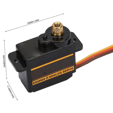 Micro Metal Gear Analog Servo Delivers Dope Coreless Motor Power with steel gears and compact design for RC builds.