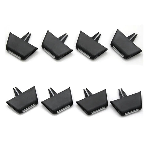 Audi Q7 Vent Tab Clip Repair Kit For 2016 2019 Quick Easy Air Vent Clip Replacement Built To Last AC Outlet Paddle Repair Restore Strong Airflow And Smooth Cabin Comfort With DIY Install, black plastic vent clips