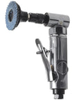 One Quarter Inch Air Die Grinder Kit With Twenty Sanding Discs Right Angle Design Ergonomic Grip Polished Body