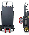 Heavy Duty 400W 500W Electric Stair Climbing Dolly With Motorized Wheels Handles 440 Pounds, Aluminum Hand Truck, side view