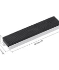 Boss Grade 5 Inch Magnetic Vise Jaws With Heavy Duty Steel Body And Plush Rubber Pads, measuring 127x28.5x25mm.