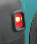 Heavy Duty 18V Cordless Die Grinder Delivering Gutsy 26000 RPM Via Slick Quarter Inch Chuck indicator light detail.