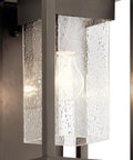 Close-up of Mercer 12 Inch Outdoor Wall Light One Light With Clear Seeded Glass In Olde Bronze Finish For Entryways Patios Porches And Garages