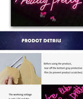 Youre Really Pretty Led Neon Sign Pink Neon Light For Bachelorette Party Engagement Party Birthday Lit Wall Decor And Home Decor 25.6 By 11.81 Inches Led Tube Sign with product details and installation guide