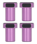 Purple Aluminum Bench Dog Set 4 Pieces 19mm Non Slip Table Stops For Woodworking Secure Fixation Slip Free Clamping Durable
