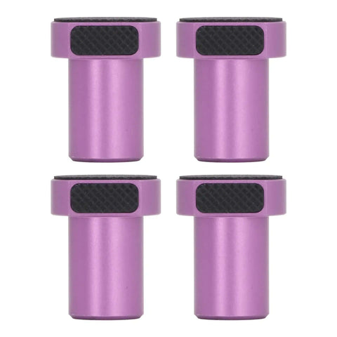 Purple Aluminum Bench Dog Set 4 Pieces 19mm Non Slip Table Stops For Woodworking Secure Fixation Slip Free Clamping Durable