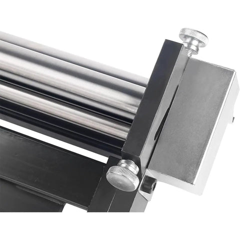 Professional Grade Manual Plate Rolling Machine With Adjustable Radius And Removable 32Cm Steel Rollers For Seamless Sheet Metal Bending And Cone Fabrication That Gets The Job Done Right