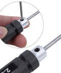 Close-up of RC Hex Driver Set 1.5mm Allen Wrench Kit for Traxxas RC Cars with non-slip handle and steel bit