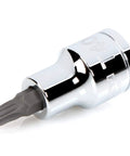 Half Inch Drive Torx T40 Bit Socket With S2 Steel, Press-Fit Bit For A Snug, No-Loosen Connection, High Torque 6-Lobed Torx For Cam-Out Resistance