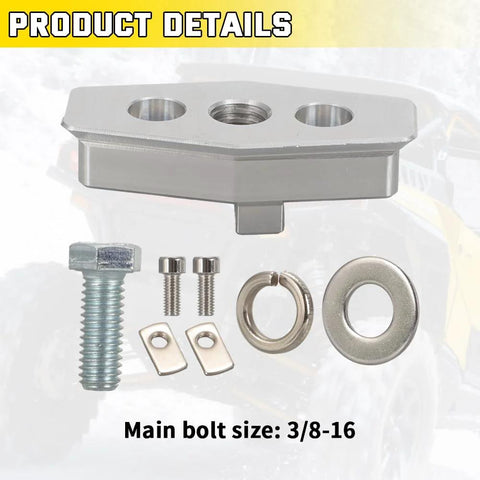 Four Pack ATV And UTV Anchor Tie Down Anchors Compatible With Can Am Sea Doo Ski Doo Convert Factory Holes Into Threaded Bolt Holes hardware kit