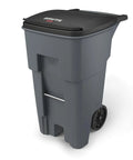 65 Gallon Rollout Trash Can With Wheels For Commercial Kitchens And Facilities Tough As Nails Durable Heavy Duty Mobility
