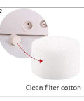 Replacement Foam Air Filters For Cool Mist Inhaler Compressor Systems Compatible With Adult And Kid Units Keeps Your Device Air Clean And Running Smooth 12 Filter Pack showing filter insertion process.