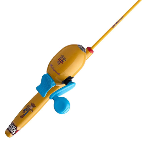 Disney Toy Story Kids Fishing Beginner Kit With 2 Ft 6 In All In One Rod And Reel Kid Friendly Gel Tech Comfort Grip