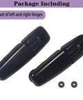 Ford Escape Rear Window Hinge Set Liftgate Glass Hinge Right and Left for 2001 to 2007 Mercury Mariner 2005 to 2007 2.0L 2.3L 3.0L YL8Z-78420A68-BA 924124 No-Fuss Direct Bolt-On Replacement view of black hinges with washers