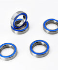 RC Car Ball Bearings Set Rubber Sealed Or Metal Shielded In Mixed Sizes 2x6x3 5x10x4 5x8x2.5 4x10x4 5x11x4 6x12x4 12x18x4mm Plus 4x8x3mm Chrome Steel GCr15 Low Vibration High Speed Hobby RC Cars blue-sealed bearings