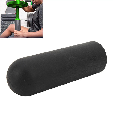 Silicone Barbell Grip Pad Anti Slip Handle Cover for Dumbbells Thick Protect Pad 20cm Length 5cm Inner Diameter Black