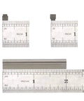 Stainless Steel Crank Shaft Sleeve Adapter From Three Quarter Inch To One Inch Three Inch Long With Two Inch Step Key And One Quarter Inch Keyway Fits Gas Engine Pulleys And Predator Pulleys Precise Fit And Durable Construction next to ruler for scale