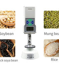 Digital Grain Hardness Tester Durometer For Wheat, Rice, Soybean, Mung Bean With Clear Digital Display Easy Readout Lightweight Portable Grain Quality Gauge Two Unit Readout Kilograms And Newtons Battery Protected, for soybeans and rice
