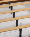 Adjustable Height Furniture Legs 6 Piece Set T Shaped PP Plastic Bed Frame Sofa Chair Table Legs installed on wooden slats