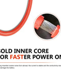 High Capacity EC5 Jump Starter Replacement Cables For 12V Rigs, featuring bold inner core for faster power delivery.