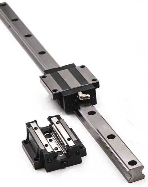 1900mm Linear Guide Rail With HSR20CA Blocks For CNC Routers 20mm Wide Rail 60mm Pitch Preloaded Linear Motion Slides Includes One Rail