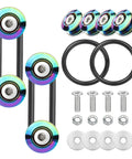 Dope Quick Release Bumper Kit For Cars Front And Rear Bumper Fasteners Fender Holders With Stainless Steel Screws 4 Quick Release Tabs