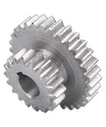 Smooth As Butter Heavy Duty High Low Gear Kit For Mini Lathes 7X12 And 7X14 Machines, hardened steel gear detail.