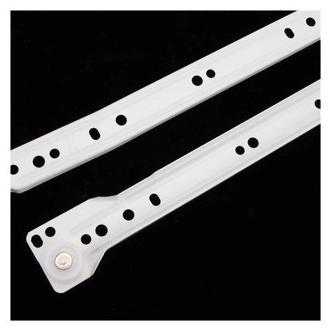 Full Extension Drawer Slides 16 Inch 40 Centimeters Pair Two Section Keyboard Roller Track for Desk Tool Free Installation Detail