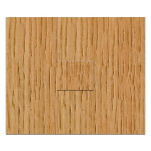 Wooden flat interlocking joint made with Straight Tongue And Groove Router Bit Set One And One Quarter Inch Diameter One Half Inch Shank
