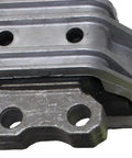 Heavy Duty Front Passenger Side Engine Mount Fits 2002 2011 Chevy Cobalt Pontiac G5 Saturn HHR Ion Vue 2.0L top view with mounting holes.
