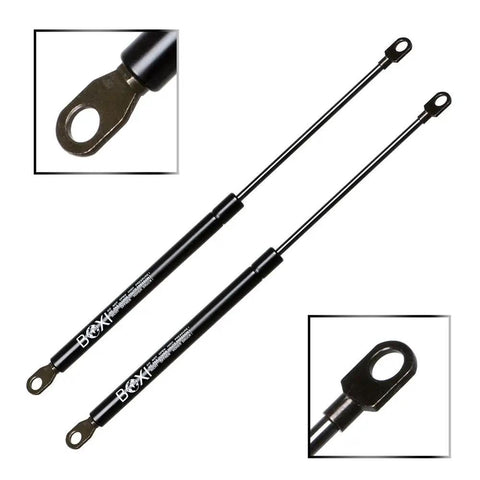 Two Pack Universal Lift Support Struts Ninety Pound Gas Shocks For Toolbox Lid Boat Storage Truck Cap And Toppers With Eyelet Ends, close-up of eyelet ends