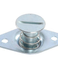 Straight Up Heavy Duty Quarter Turn Fasteners With Five Sixteen Inch Shank Zinc Plated Steel Slotted Drive self ejecting mechanism.