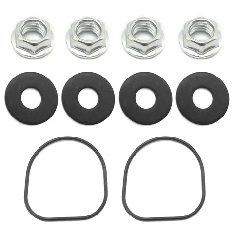 Cylinder Head Gasket Kit For Lawn And Garden Engines 2 Pack Fits CH25 CH26 CH730 shown with washers and gaskets