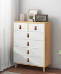 Dresser with 12 Pack Leather Drawer Pulls Set Handcrafted Leather Handles for Dresser Cabinets Drawers and Closet Doors