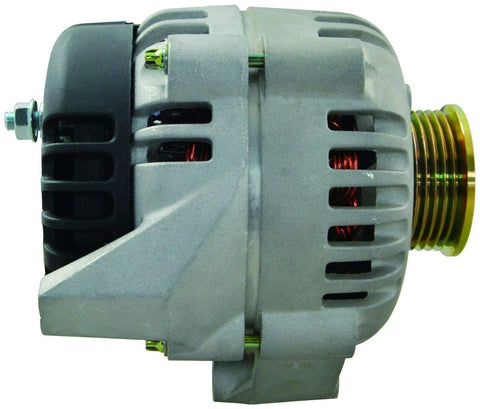 Replacement Alternator For Chevrolet Astro 1996 1999, Blazer 1996 1997, Silverado 1995 1999, side view, OEM-style build