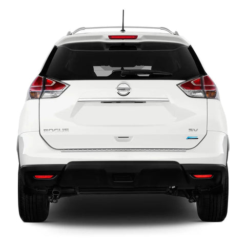 Nissan Rogue 2009 to 2017 7 inch rubber antenna mast replacement on rear of white SUV with car wash proof copper coil