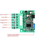 Voltage Frequency Converter Module 0-10V Output 0-25KHz Timing Control For PLCs Industrial Panels with labeled connections