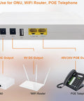 Image showing Top Notch Ups Router Modem Backup Battery Stores Six Thousand Mah To Keep Your Home Net Running Smooth During Power Trips Boosting dual DC ports.