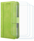 Premium Tough Case For Danew Trace TOne Plus Four HD Film Protectors Green-FG Fits 5.5 Inch with clear screen protectors