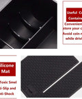 Mazda CX30 Center Console Organizer Tray And Armrest Storage Box with coin holder and silicone mat, compatible with 2020-2026 CX30.