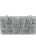 200 Piece Hardware Tension Spring Compression Kit For Home Repairs And Auto Tune Ups With Torsional Extension Springs Assortment Set To Fix Mechanical Gadgets Quick And Easy, stainless steel organizer case