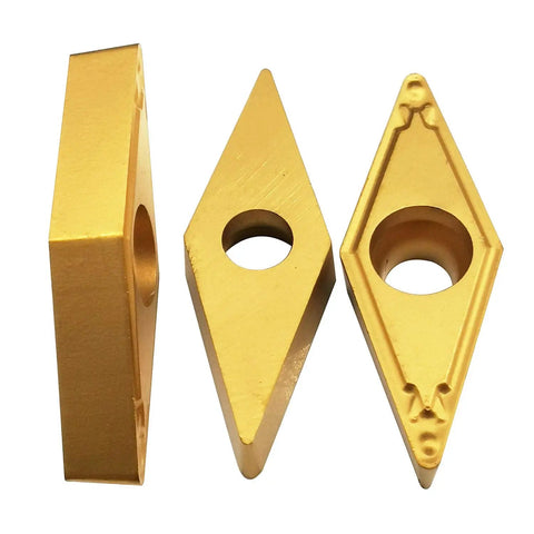 VBMT332 VBMT160408 HQ US735 CNC Lathe Indexable Carbide Turning Insert Cutting Blade, diamond shape, multilayer coated