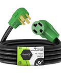 4 Prong Dryer Extension Cord 10 Feet 30 Amp NEMA 14 30P to 14 30R Waterproof PVC Jacket ETL Listed Heavy Duty Power Extension For Dryers 125V 250V Compatible And Easy Install