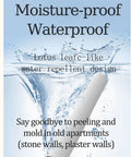 Moisture-proof waterproof design demonstrating Peel And Stick Thermal Wall Covering With 3mm Foam Backing For Damp Rooms.