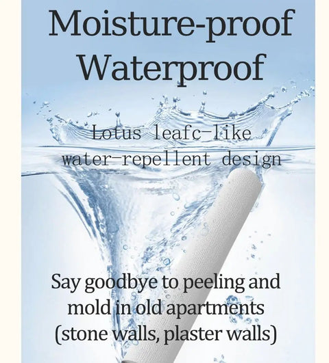 Moisture-proof waterproof design demonstrating Peel And Stick Thermal Wall Covering With 3mm Foam Backing For Damp Rooms.
