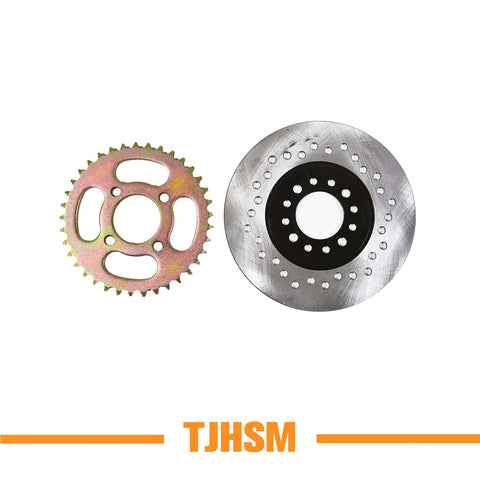 Sprocket and brake disc for 32 Inch Live Rear Axle Kit Replacement For DIY Go Karts Quad Bikes And Drift Trikes Heavy Duty Metal Axle Built