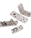 Heavy Duty 180 Degree Rotating Stainless Steel Door Hinge For Hidden Bookcase Doors Smooth Silent Pivot Swivel Hardware set.
