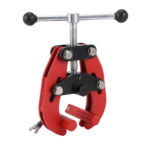 Get Tough With This Sturdy Pipe Alignment Clamp For 1-2.5 Inch Pipes! Heavy duty red and black carbon steel clamp for welding.