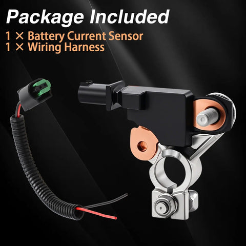 Boss Tier Battery Current And Voltage Sensor With Wiring Harness Exact Swap For Honda Civic CRV Acura RDX ILX Replaces 38920 TR0 A01 A02 visible with wiring harness and connector.