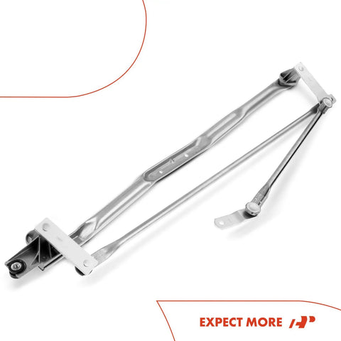 Windshield Wiper Transmission Linkage Assembly Replacement For Cadillac Escalade 2002 2003 Escalade ESV 2003 EXT Chevrolet Avalanche 2002 2003 Silverado 1999 2003 And C3500HD 2002 Easy Install Plug And Play metal linkage assembly